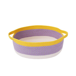 Tri Color Woven Basket